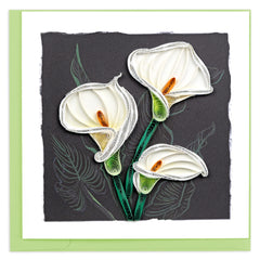 Quilled Calla Lily Greeting Card