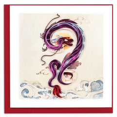 Quilled Dragon Greeting Card