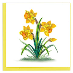Quilled Daffodils Greeting Card