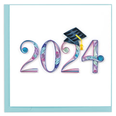Quilled 2024 Grad Card