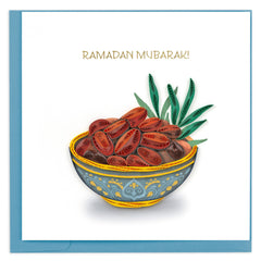 Quilled Ramadan Dates Greeting Card