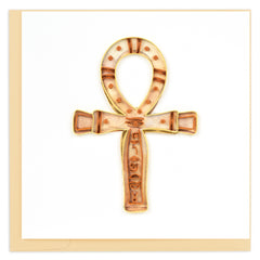 Quilled Ankh Greeting Card