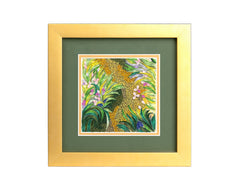 Framed Artist Series - Quilled The Path through the Irises, Monet