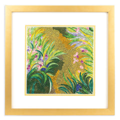 Framed Art-Size Artist Series - The Path through the Irises, Monet