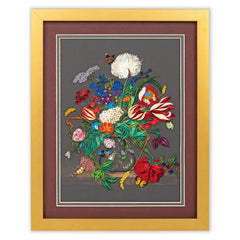 Framed Art-Size Artist Series - Vase of Flowers, de Heem