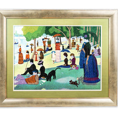 Gallery Artist Series - Quilled A Sunday Afternoon on the Island of La Grande Jatte, Seurat