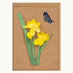 Daffodils Birthday Handmade Card
