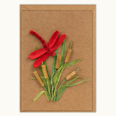 Dragonfly Handmade Greeting Card