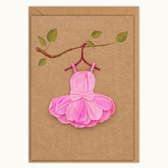 Baby Girl Baby Arrival Handmade Card