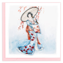 Quilled Kimono Greeting Card