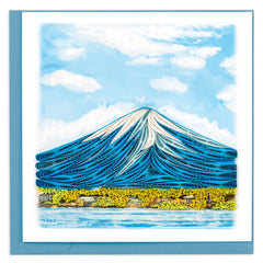 Quilled Mount Fuji Greeting Card