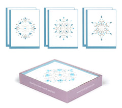Quilled Snowflake Note Card Box Set