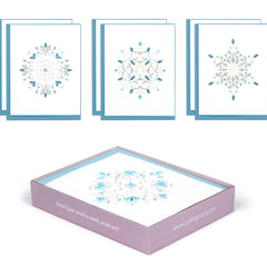 Quilled Snowflake Note Card Box Set