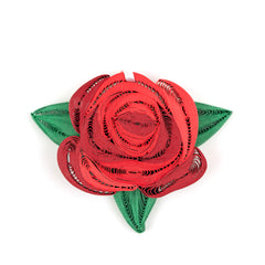 Rose 2D Ornament - Single