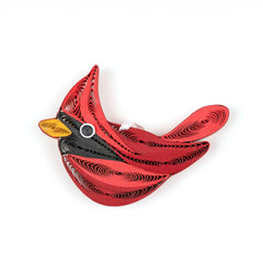 Cardinal 2D Ornament - Single