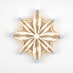 Snowflake 2D Ornament - Single