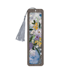 Handmade Quilled Paper Spring Bouquet (Renoir Inspired) Bookmark