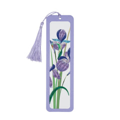 Handmade Quilled Paper Irises Bookmark