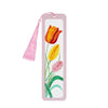 Handmade Quilled Paper Colorful Tulips Bookmark