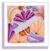 Quilled Bold Floral Thank You Greeting Card
