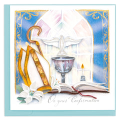 Quilled Confirmation Greeting Card
