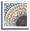 Quilled Thank You Mandala Greeting Card