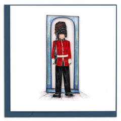 Quilled Royal Guard Greeting Card