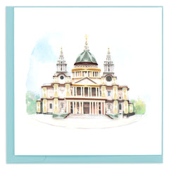 Quilled St Paul's Cathedral Greeting Card