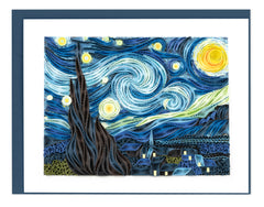 Artist Series - Quilled Starry Night, Van Gogh