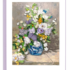 Quilled Artist Series - Spring Bouquet, Renoir Greeting Card