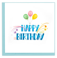 Quilled Nouveau Birthday Card