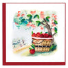 Quilled Apple Orchard Greeting Card