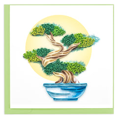 Quilled Bonsai Tree Greeting Card