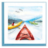 Quilled Kayaking Greeting Card