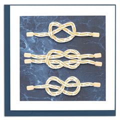 Quilled Nautical Knots Greeting Card