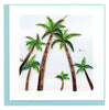 Quilled Palm Trees Greeting Card