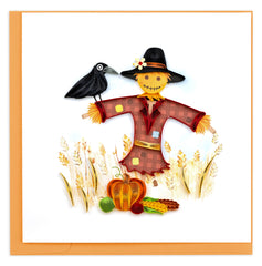 Quilled Scarecrow Greeting Card