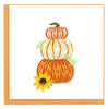 Quilled Stacked Pumpkins Greeting Card