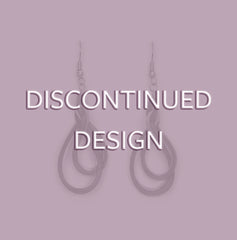 Mauve Infinity Knot Quilled Earrings