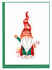 Quilled Christmas Gnome Gift Enclosure Mini Card