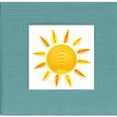 Quilled Sun Sticky Note Pad Cover