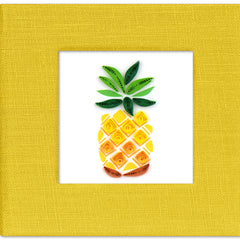 Quilled Pineapple Sticky Note Pad Cover