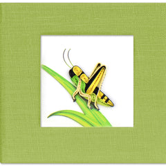 Quilled Grasshopper Sticky Note Pad Cover