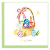 Quilled Easter Basket Greeting Card