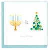 Quilled Hanukkah & Christmas Card