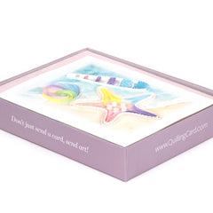 Quilled Seashell Note Card Box Set