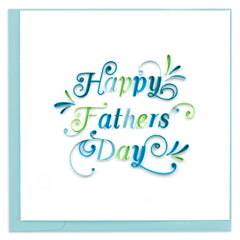 Quilled Happy Father's Day Card