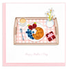 Quilled Mother's Day Breakfast in Bed Greeting Card