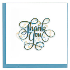 Quilled Thank You Greeting Card