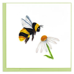 Quilled Bumble Bee Greeting Card